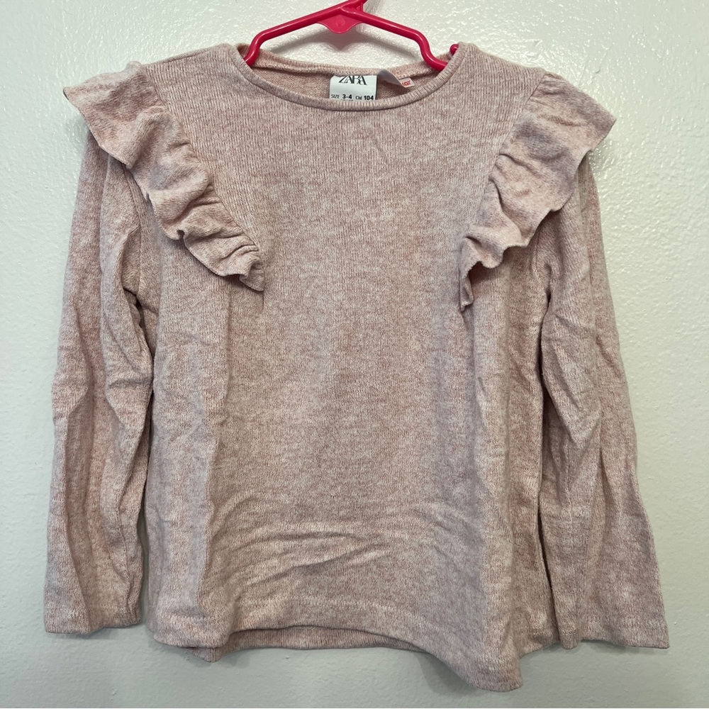 Zara Girls Ruffle Top